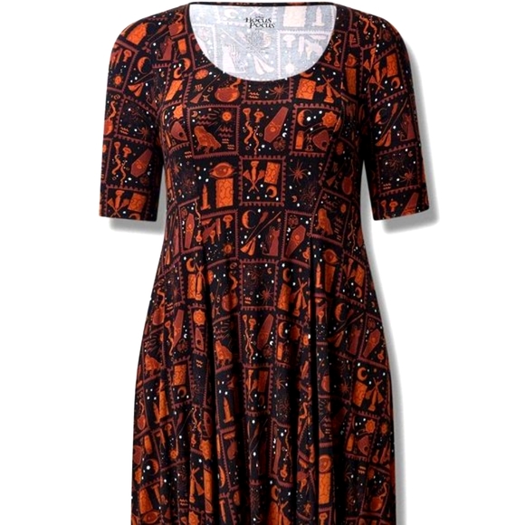 ❤️NWT VINTAGE TORRID DISNEY HOCUS POCUS DRESS SUPER SOFT - ELBOW SLEEVE SIZE 2X - Picture 10 of 12